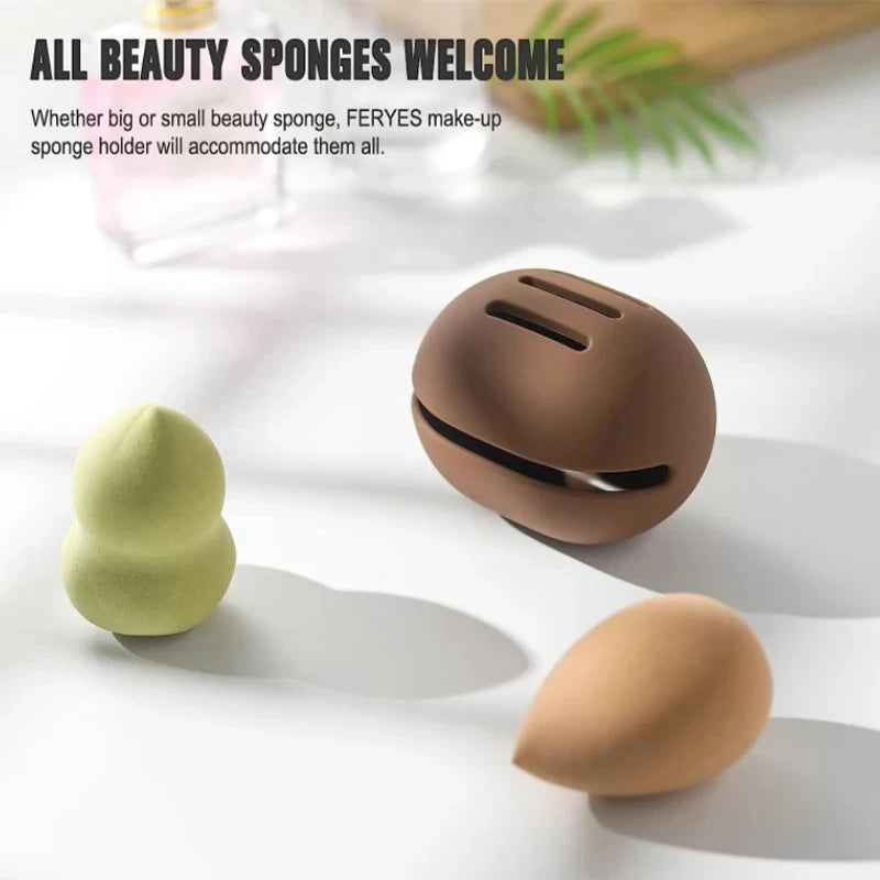 Silicone Makeup Sponge Holder Travel Storage Case | 7×6cm Sponge Storage Case QXL