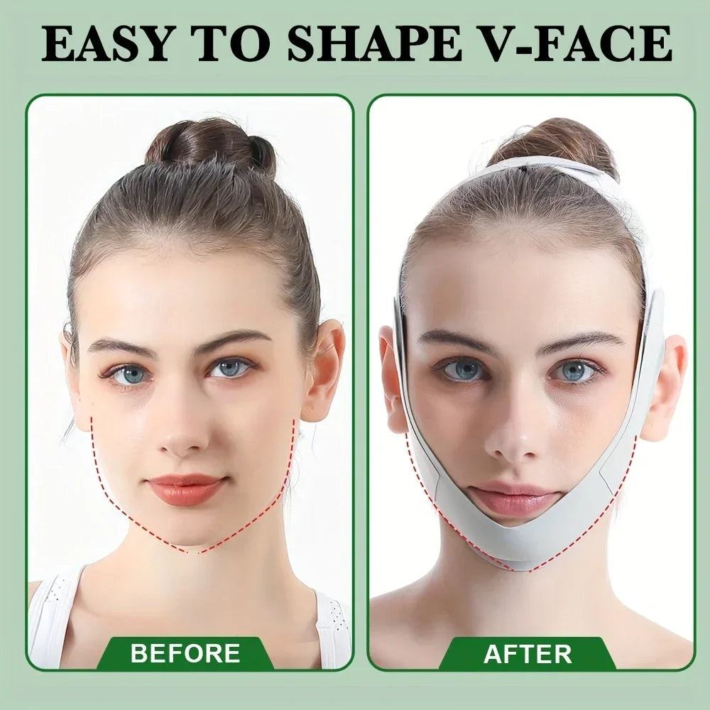 V-Line Face Slimming Strap | Chin & Cheek Lift Bandage Face Slimming Strap QXL