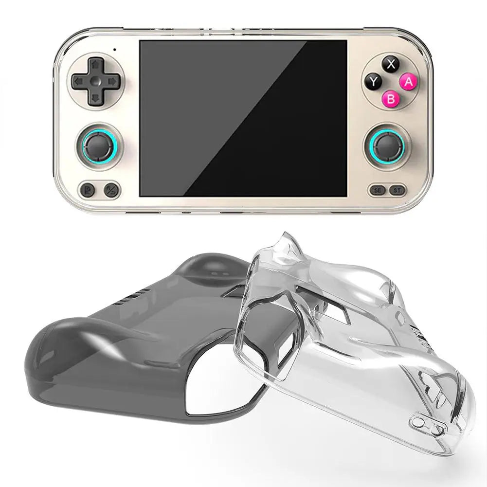 Anbernic RG476H TPU Protective Case – Clear & Translucent Black Console Protective Case QXL