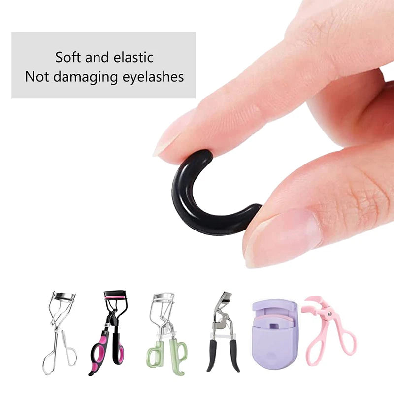30-Pack Eyelash Curler Replacement Rubber Pads | Black White Blue Curler Replacement Pads QXL