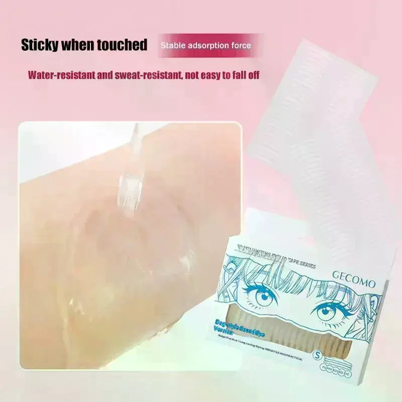 3D Invisible Double Eyelid Tape – 240 Fiber Lift Strips Eyelid Lift Tape QXL