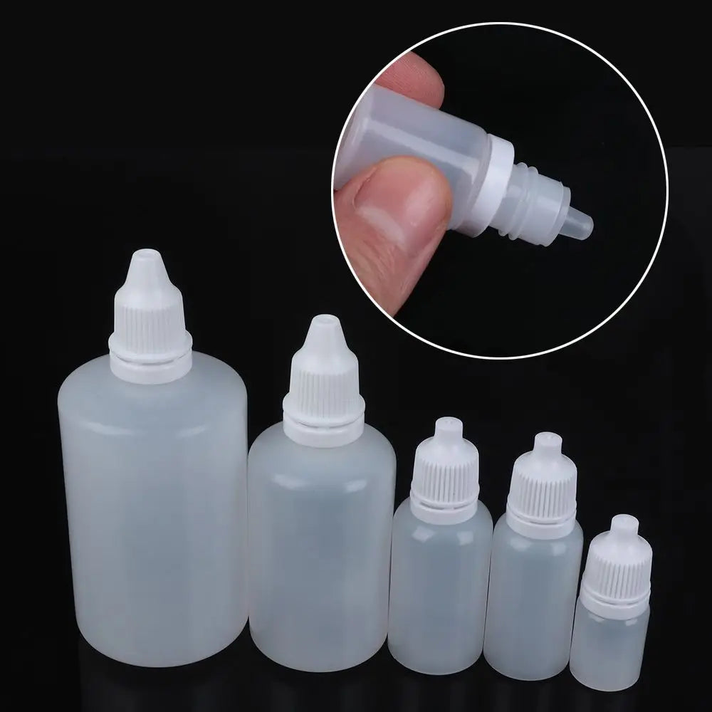 Empty Plastic Squeeze Dropper Bottles 5–100ml | Refillable Refillable Dropper Bottle QXL