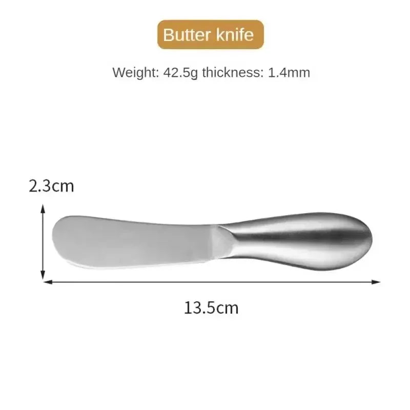 Stainless Steel Butter Knife & Cheese Spreader | Kitchen Tool Butter Knife Spreader QXL