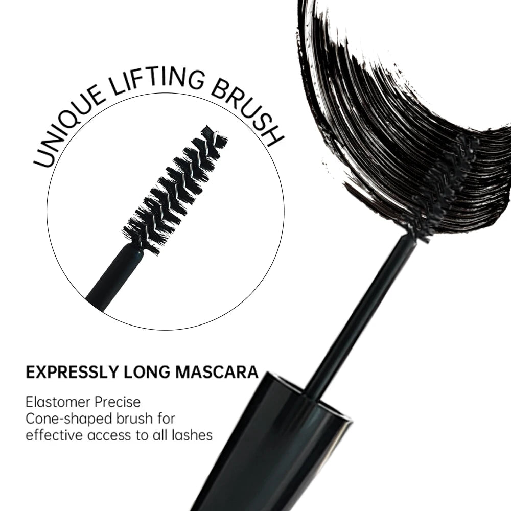 JUJU Dream 4D Black Waterproof Fiber Mascara – Volume & Length Fiber Mascara QXL
