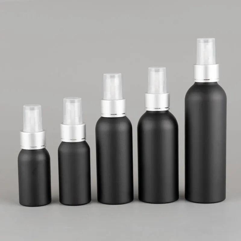 Aluminum Black Refillable Spray Bottle | Perfume Atomizer 40–150ml Perfume Atomizer Bottle QXL 100ml black