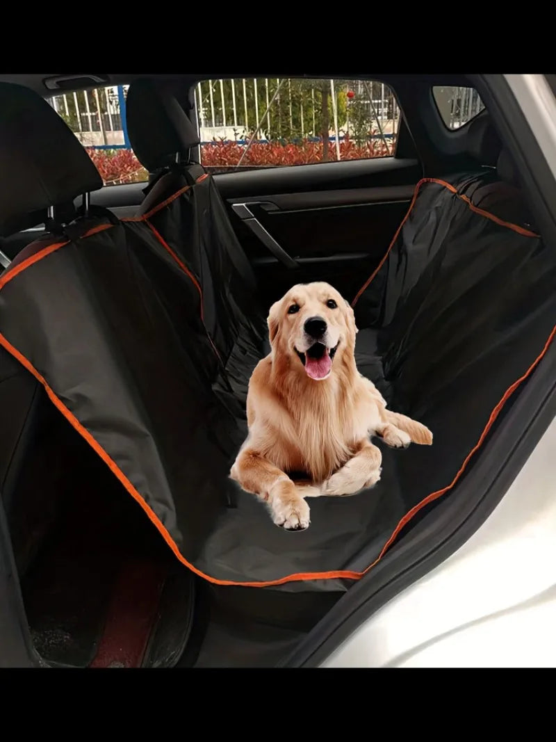 Dog Car Seat Cover | Waterproof Oxford Hammock for Back Seat Dog Car Seat Cover QXL