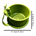 Kitchen Sink Hanging Strainer Basket | Self-Clean Drain Filter Sink Strainer Basket QXL Green