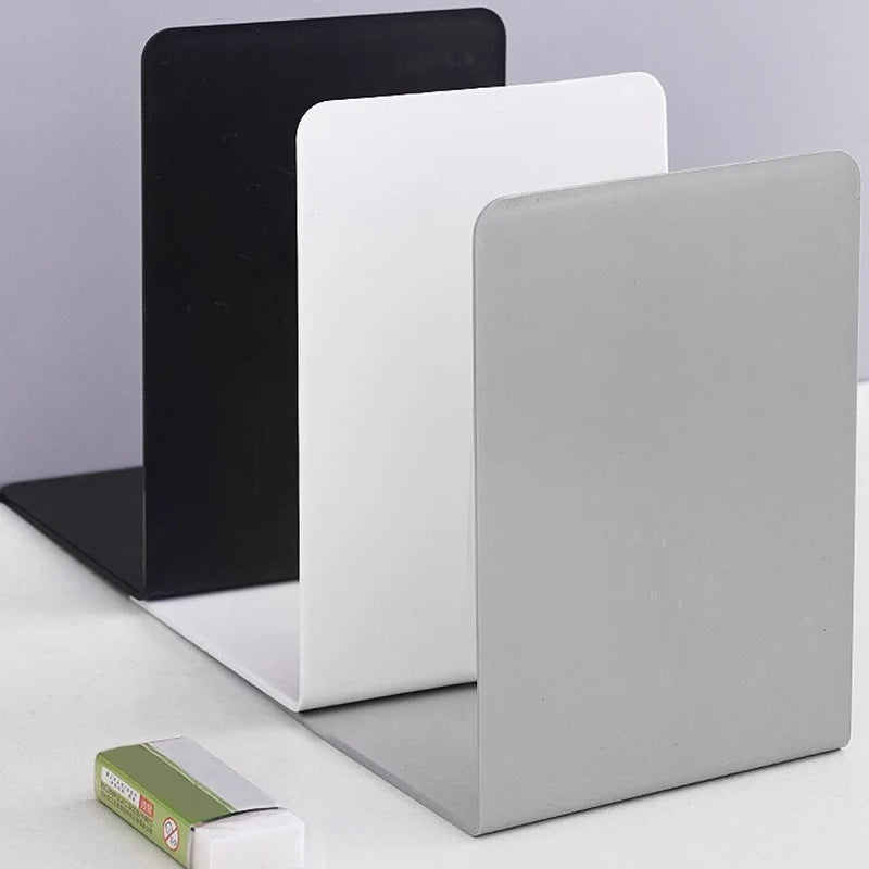 L-Shaped Bookends Desktop Organizer | Minimalist Book Stand Desktop Book Organizer QXL