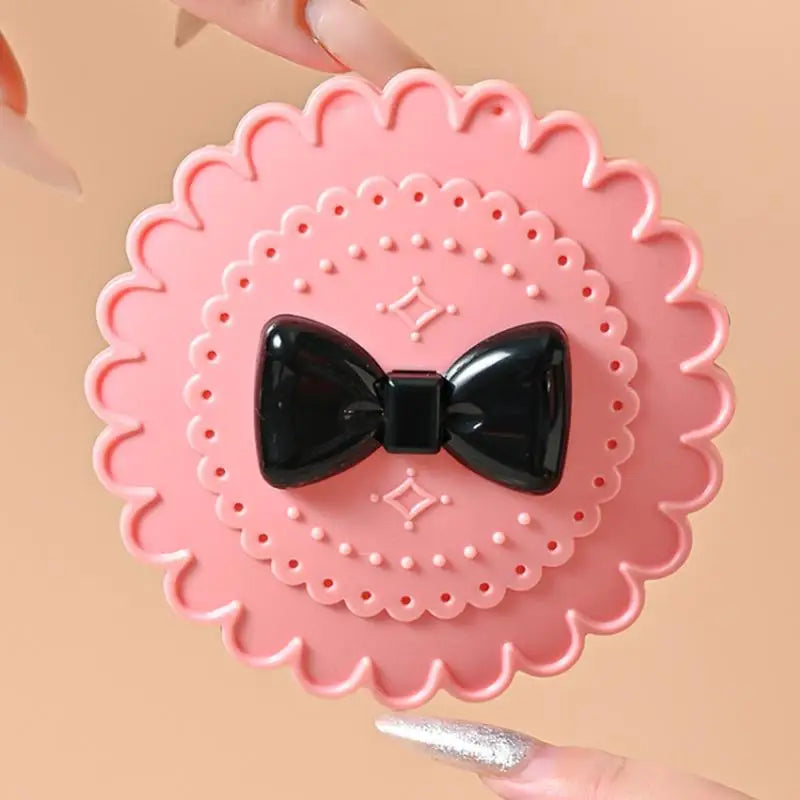 False Eyelash Storage Box with Mirror – Pink Bowknot Case Eyelash Storage Case QXL