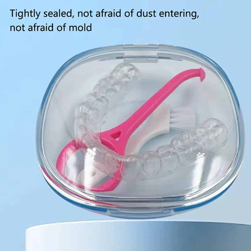Dental Retainer & Aligner Storage Case | Portable Organizer Box Retainer Storage Case QXL