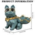 Resin Dog Statue Storage Tray | Key Bowl & Desktop Organizer Decorative Storage Tray QXL Style 3