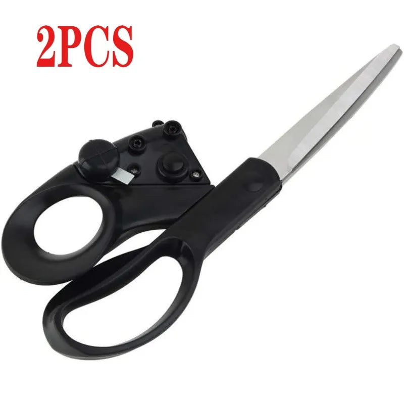 Laser Guided Sewing Scissors – Stainless Steel Fabric Cutter Laser Guided Scissors QXL 2PCS