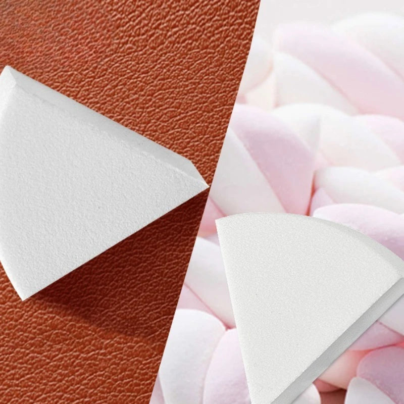 6-Pack Triangle Makeup Sponges – Foundation & Powder Puff Set Makeup Sponge Set QXL