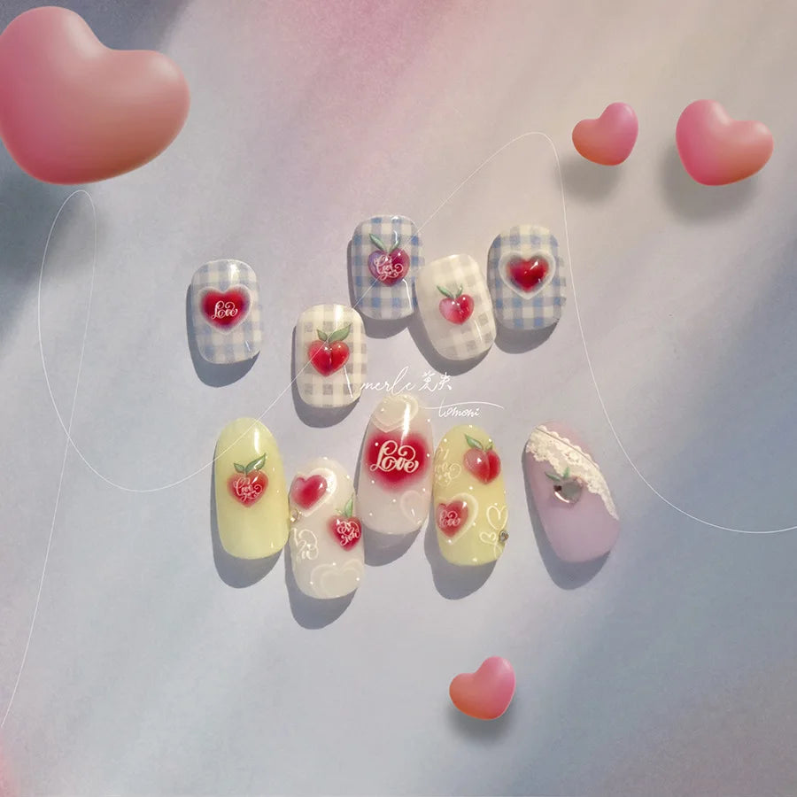 5D Crystal Diamond Nail Art Stickers | Gemstone Flower Decals Nail Art Stickers QXL