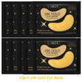 LAIKOU Sakura, Milk & 24K Gold Under Eye Patches | Firming Under Eye Patches QXL 10PCS 24k Eye Msak