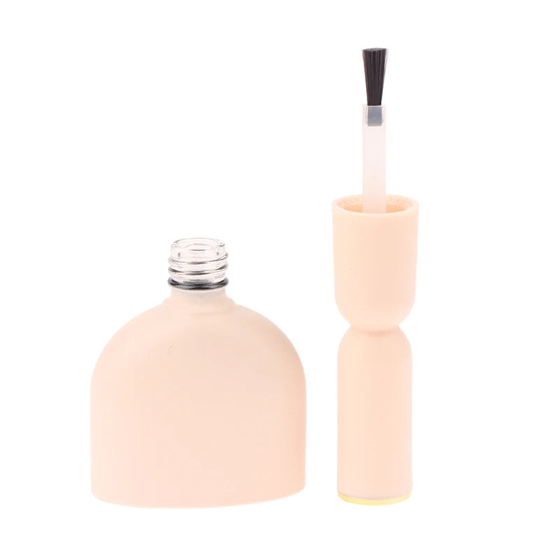 13ml Empty Nail Polish Glass Bottle with Brush – Refillable Nail Polish Bottle QXL