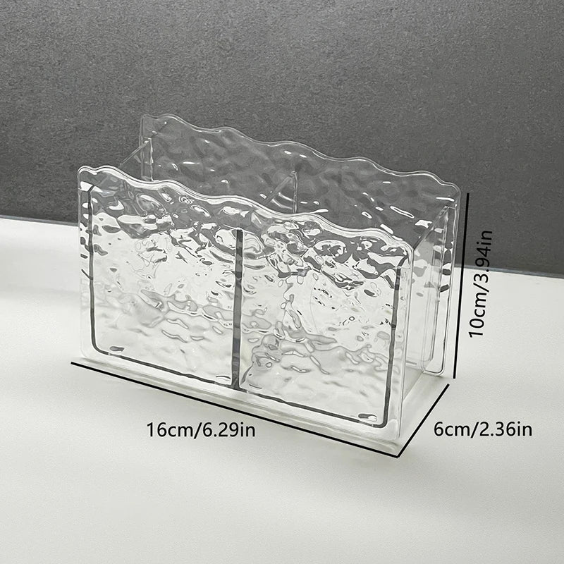 Acrylic Makeup Brush Holder & Cosmetic Organizer Diamond Makeup Brush Organizer QXL