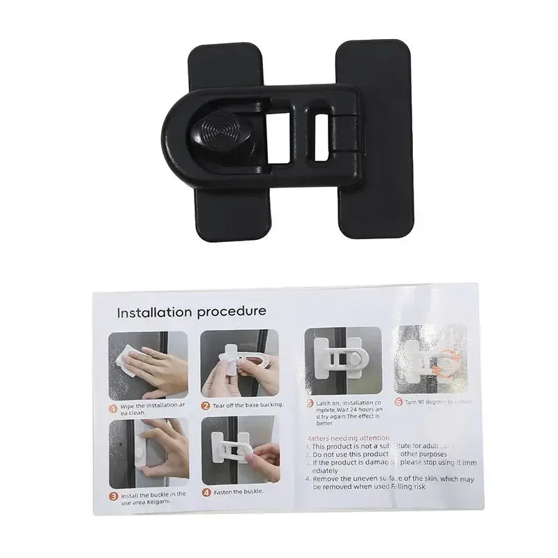 Baby Safety Cabinet Lock | Drawer & Fridge Door Latch Baby Safety Lock QXL