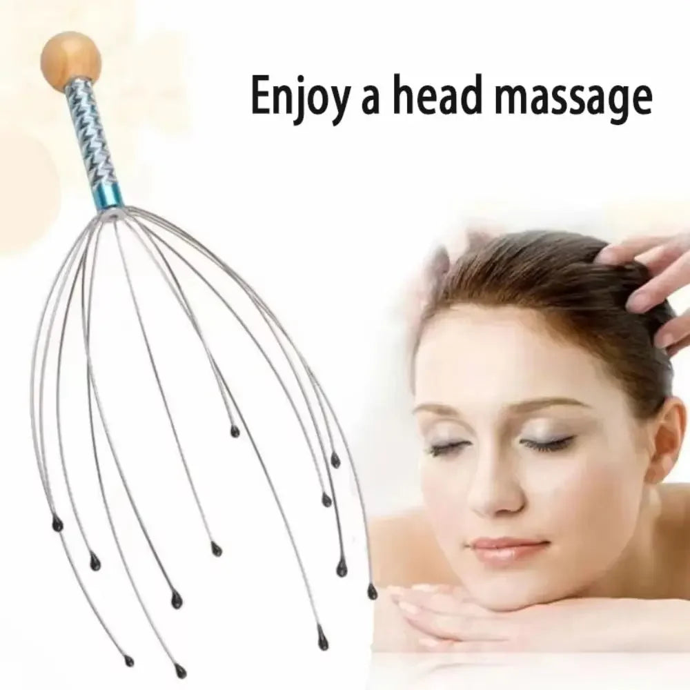 Octopus Stainless Steel Scalp Massager | Wire Head Massager Scalp Massager QXL