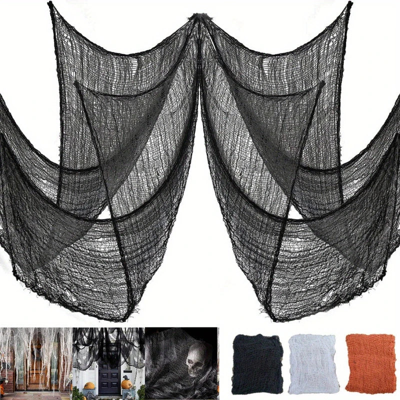 Halloween Creepy Gauze Decoration 30×72" Indoor & Outdoor Halloween Decoration QXL