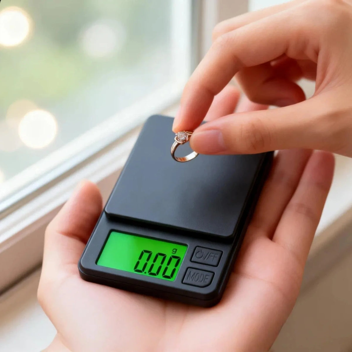 0.01g Mini Digital Jewelry Scale with Dust Cover | Portable Digital Pocket Scale QXL