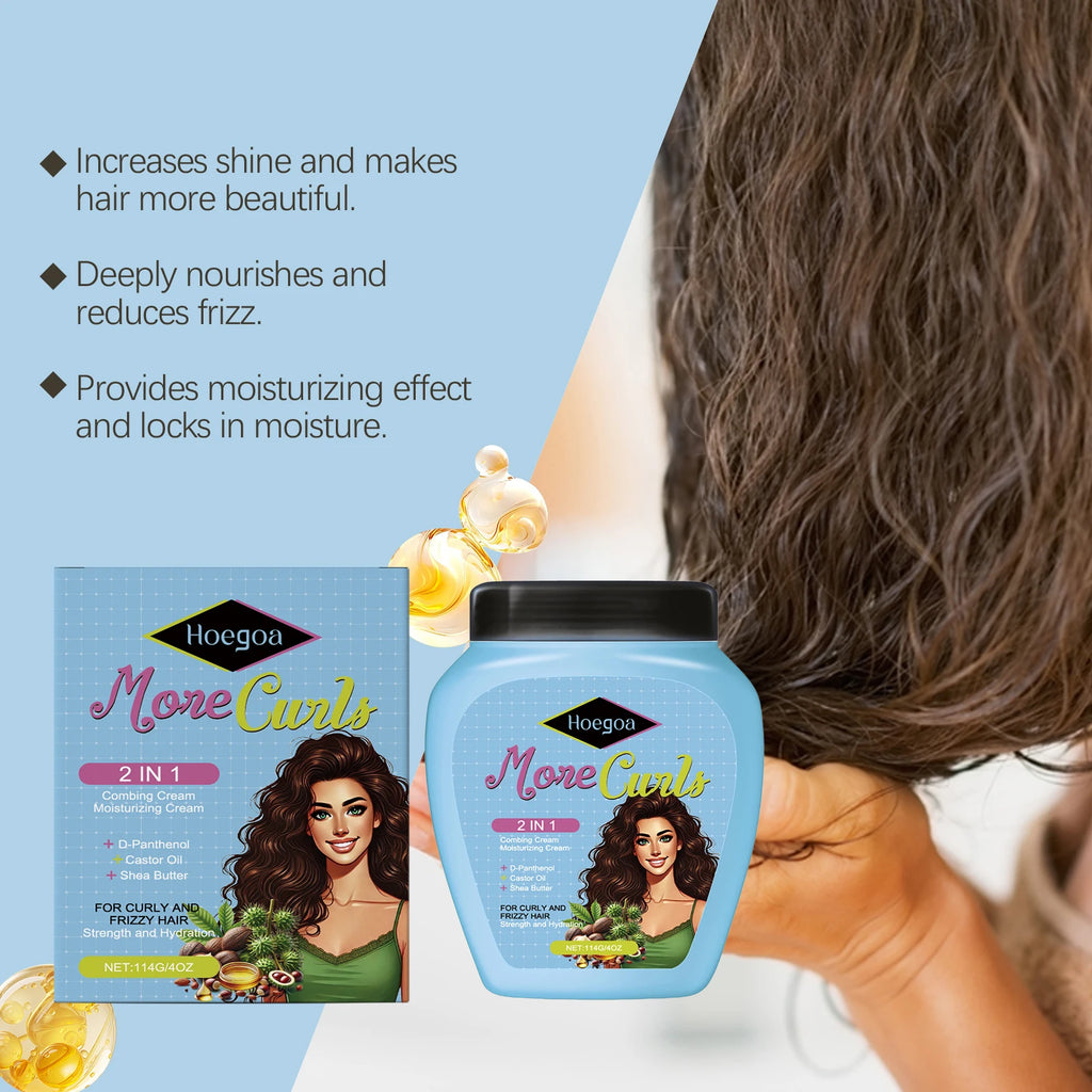 HOEGOA Castor Oil Hair Mask – Leave-In Conditioner 114g Hair Mask Conditioner QXL