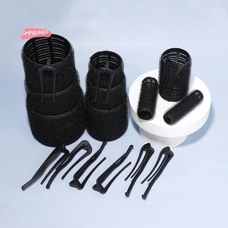 Heatless Hair Root Curler Roller with Clip – Black Heatless Hair Roller QXL
