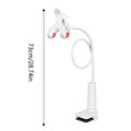 Gooseneck Phone Holder for Bed & Desk | Flexible Long Arm Phone Stand Holder QXL White