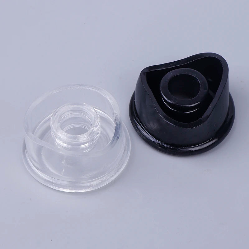 Universal Silicone Cylinder Seal Sleeve Ring – Clear & Black Silicone Seal Ring QXL