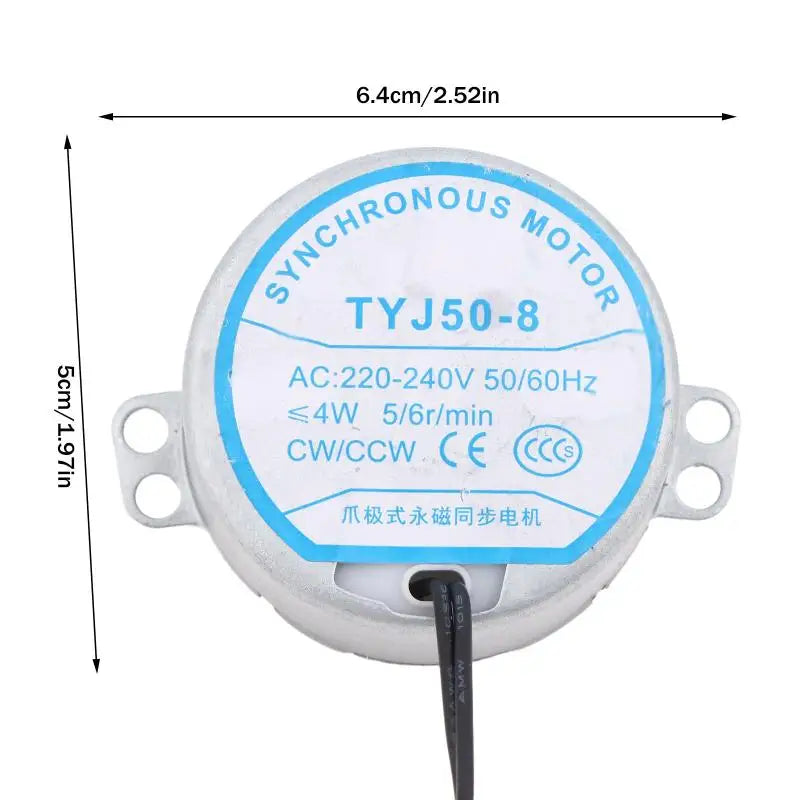 TYJ50-8 Fan Synchronous Motor | Oscillating 115/120V Synchronous Fan Motor QXL Default Title