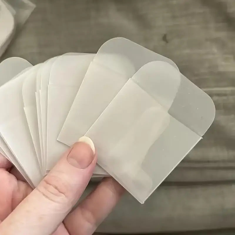 Semi-Transparent Mini Envelopes | Self-Sealing Bags 10/30-Pack Mini Storage Envelopes QXL