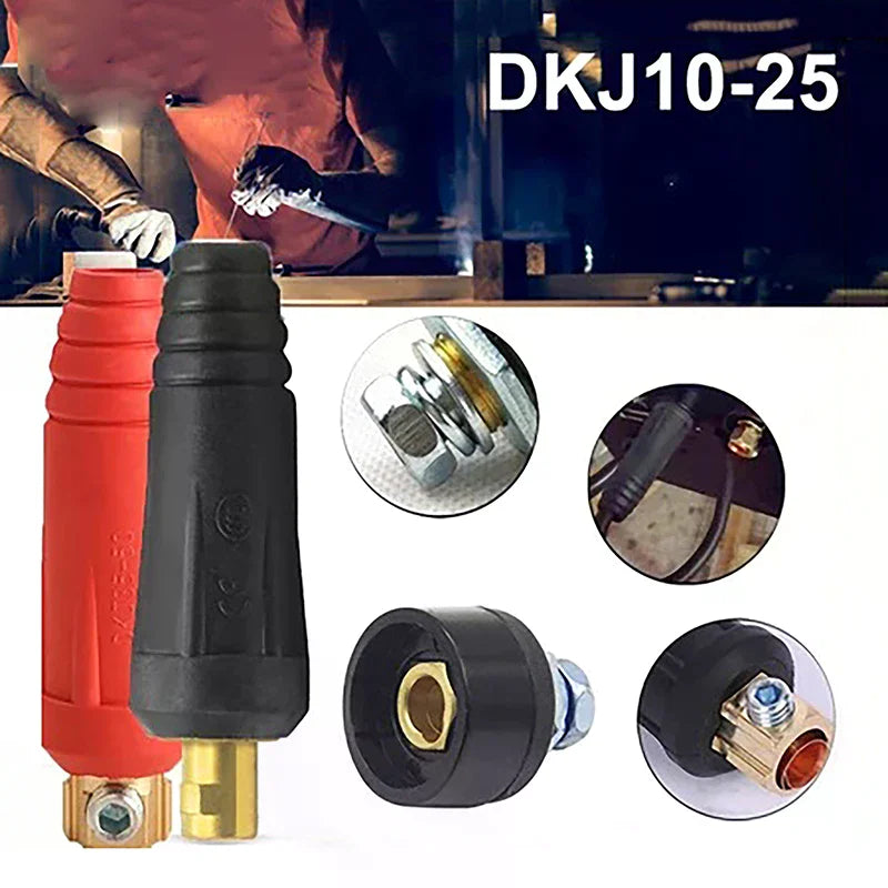 DKJ10-25 European Welding Cable Connector Male Female Plug Welding Cable Connector QXL