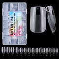 360-Pc Dual Nail Forms | Almond Oval Coffin Square Full Cover Dual Nail Forms QXL -3