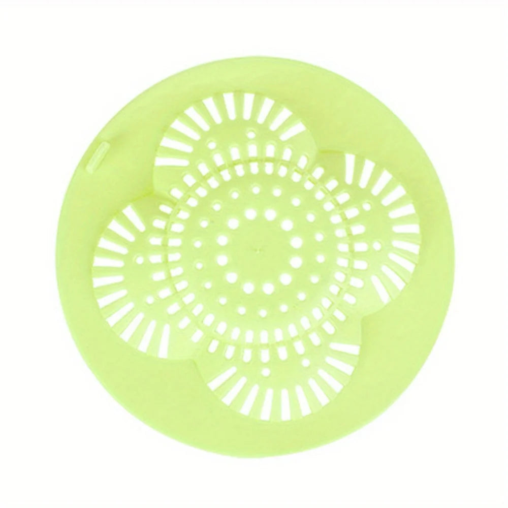 Hair Catcher Shower Drain Cover & Sink Strainer – 4 Colors Drain Hair Catcher QXL Green