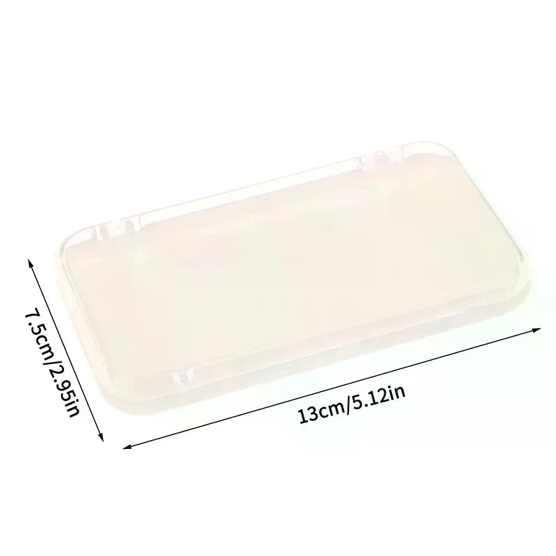 Clear Plastic False Nail Storage Box | Press-On Nail Case Nail Storage Case QXL
