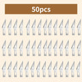 Wood Carving Craft Knife Blade Set | DIY Cutting & Engraving Craft Knife Blade Set QXL M264 50pcs