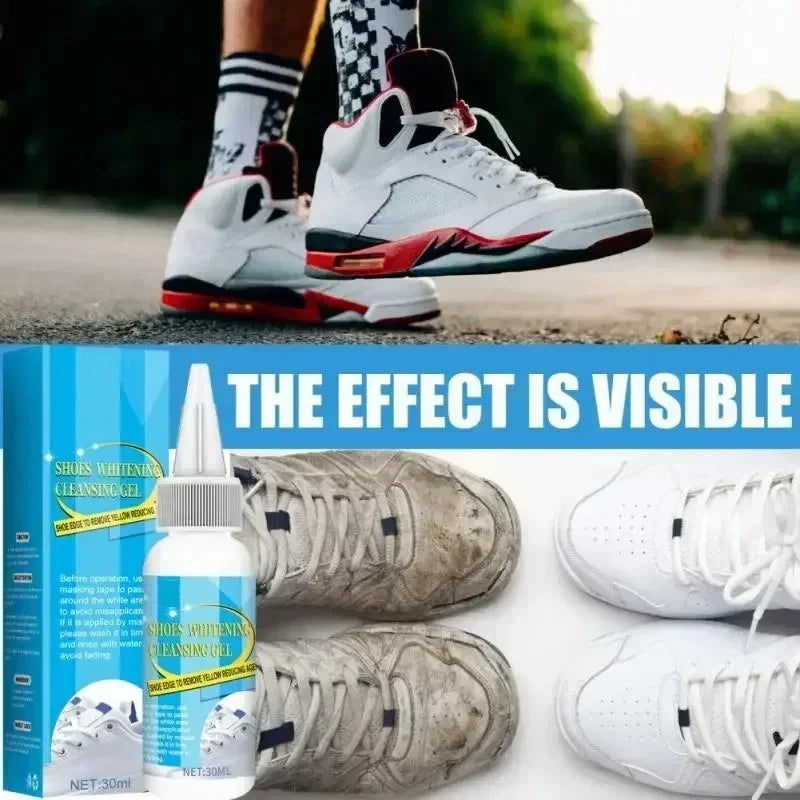 Shoes Cleaner Kit Removes Shoes Whitening Cleansing Gel Shoe Washing Machine Dirt And Yellow From Shoes Cleaning Foam Cleaner QXL