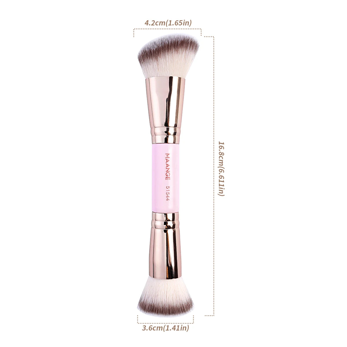 MAANGE Double-Ended Contour & Foundation Makeup Brush Contour Makeup Brush QXL
