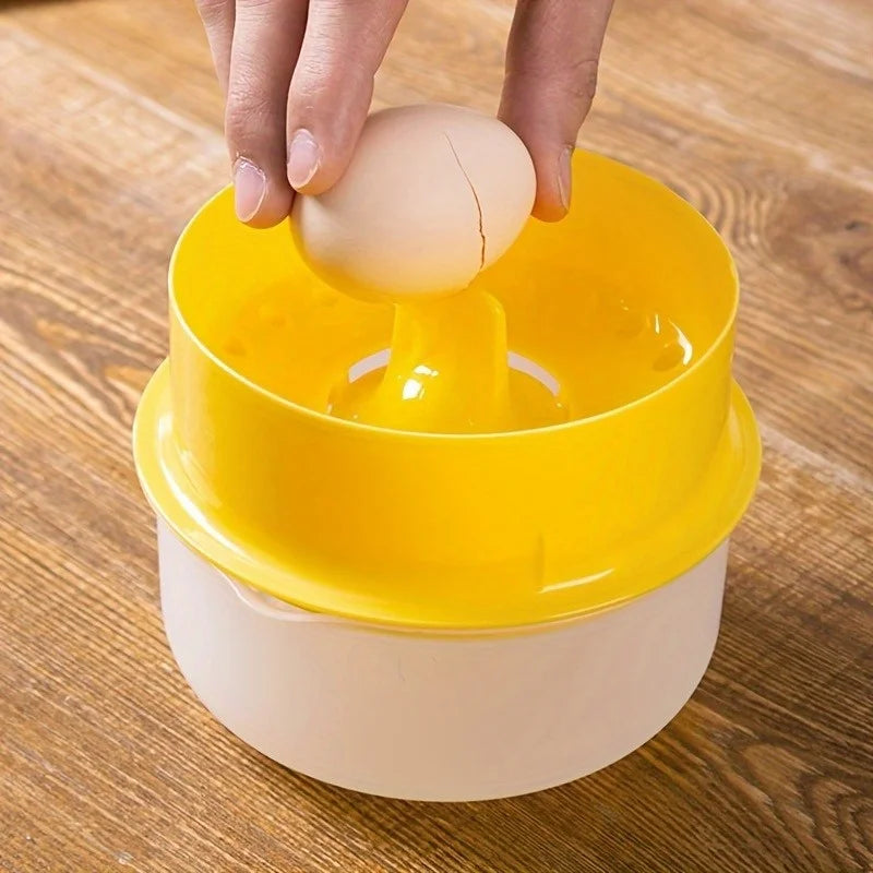 Egg White Separator & Yolk Divider with Storage Box Egg Separator Tool QXL