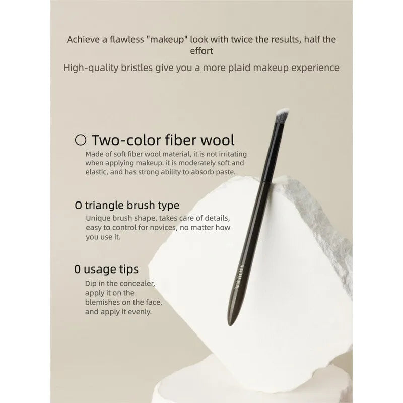 Moji L48 Small Iron Concealer Brush | Precision Coverage Concealer Brush QXL