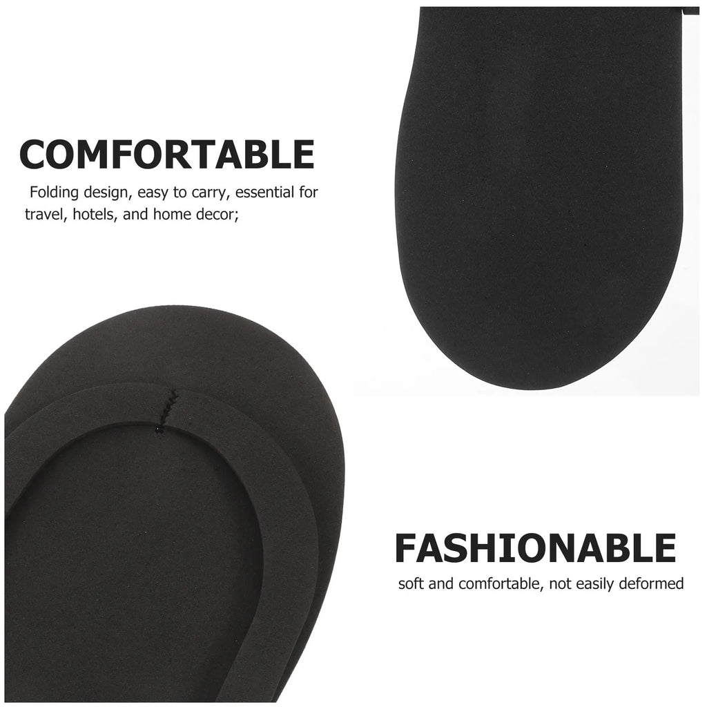 12-Pack Disposable EVA Flip Flops | Hotel Spa Travel Slippers Disposable Slippers QXL