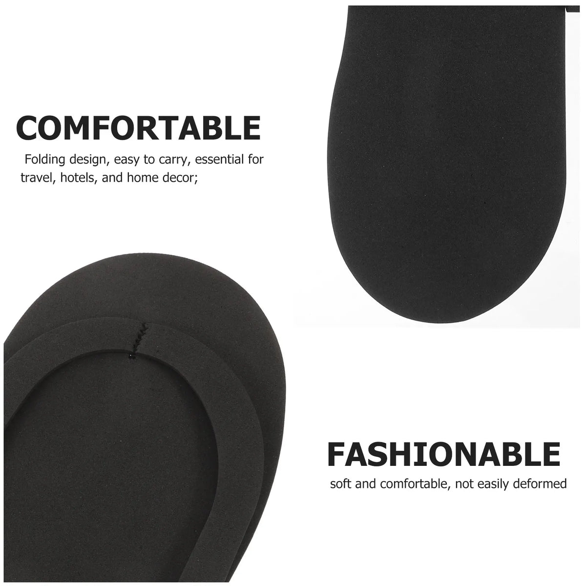 12-Pack Disposable EVA Flip Flops | Hotel Spa Travel Slippers Disposable Slippers QXL