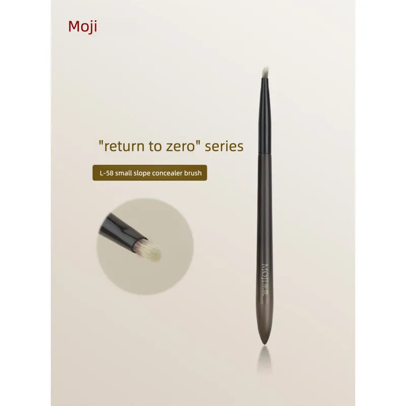 Moji L58 Slope Concealer & Lip Brush | Flat Head Makeup Brush Concealer Lip Brush QXL