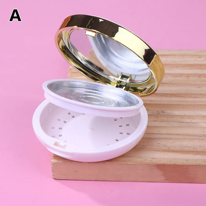 Refillable Empty Powder Compact Case | Travel Makeup Container Refillable Compact Case QXL A