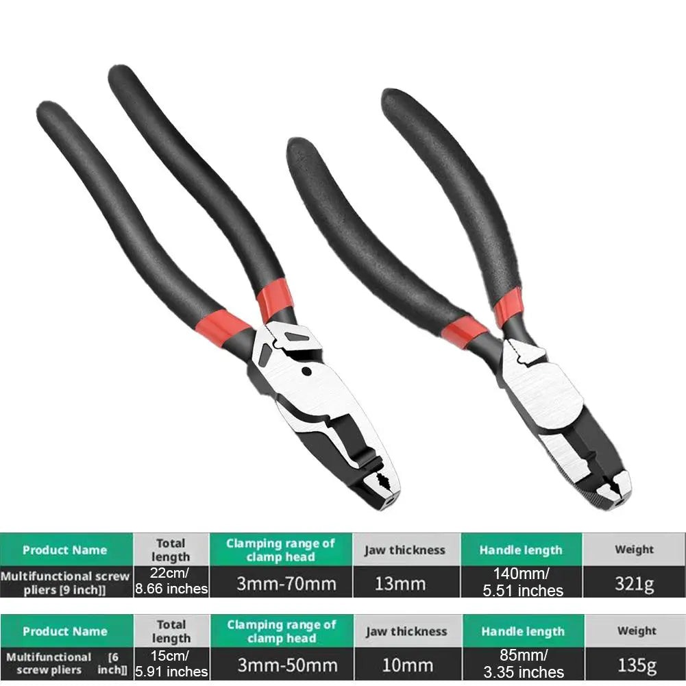 Multifunction Stripped Screw Extractor Pliers | Wire Stripper Screw Extractor Pliers QXL