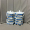 10-Pack Disposable Toilet Brush Refills | Fiber Cotton Wand Heads Toilet Brush Refills QXL Blue 10PCS