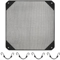 Outdoor AC Condenser Top Cover | Universal Heat Pump Guard AC Unit Cover QXL black
