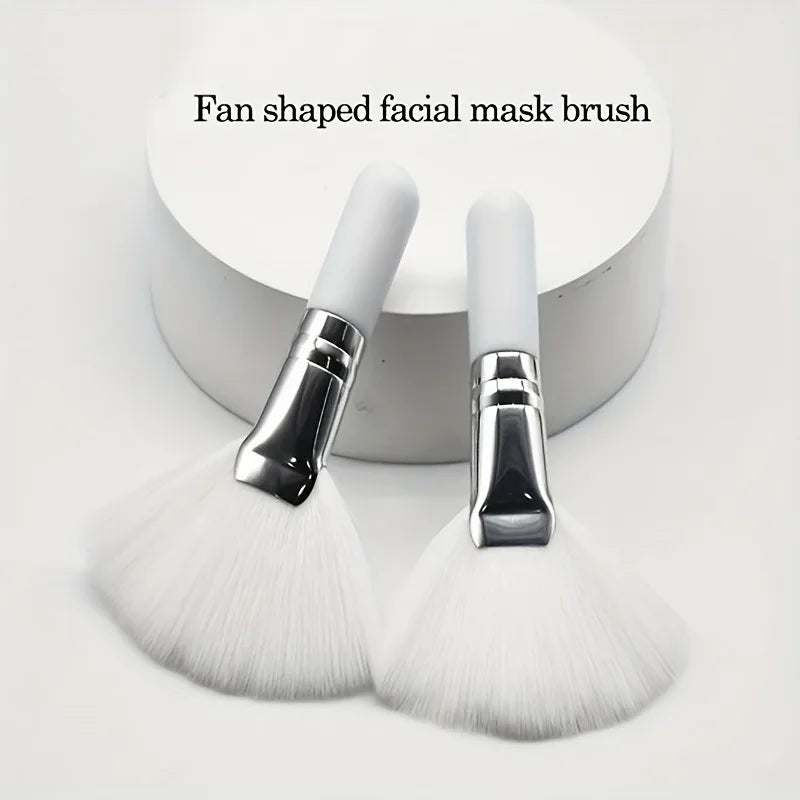 Scalloped Fluffy Nylon Face Brush – Soft, Portable & Gentle Fluffy Face Brush QXL