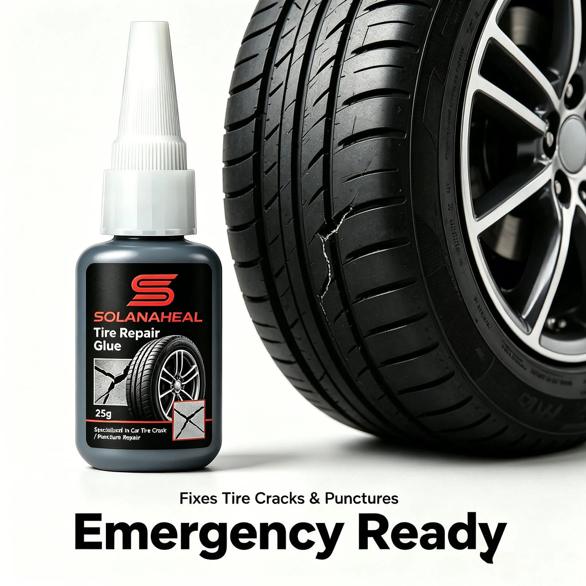 Tire Repair Adhesive | Car Tire Crack & Puncture Sealant Tire Repair Adhesive QXL