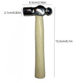 Mini Multifunctional Hammer | Wooden Handle Round Head Tool Mini Hand Hammer QXL 1pc